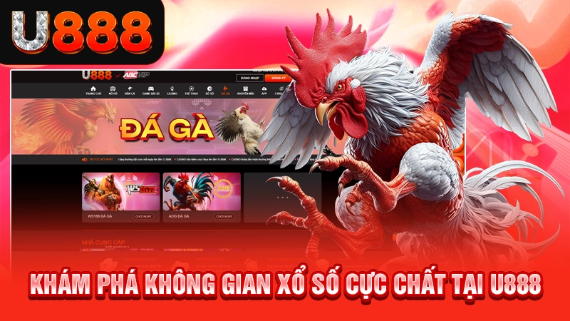 Đá gà U888 - Cược hay với nhiều cửa hấp dẫn