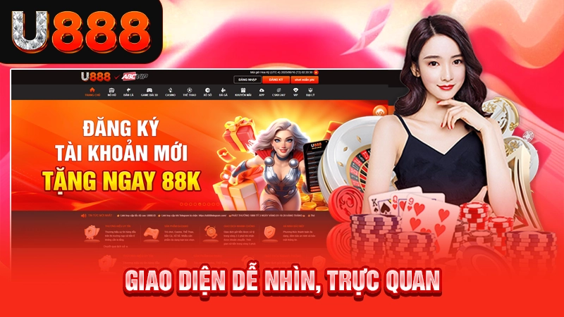 Giao diện dễ nhìn, trực quan