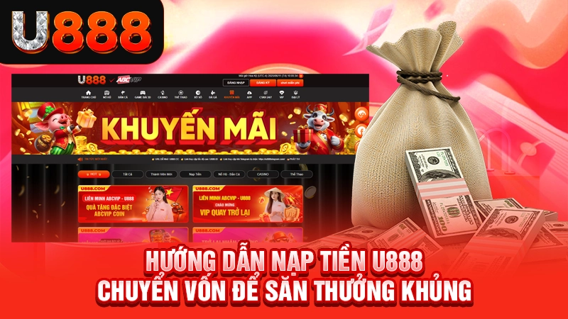 Hướng Dẫn Nạp Tiền U888 - Chuyển Vốn Để Săn Thưởng Khủng